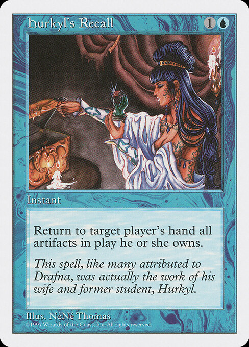 Hurkyl's Recall (Premodern, Fifth Edition)