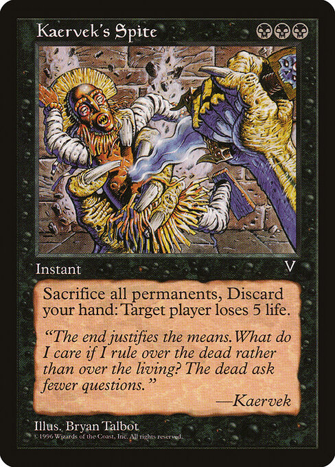 Kaervek's Spite (Premodern, Visions)