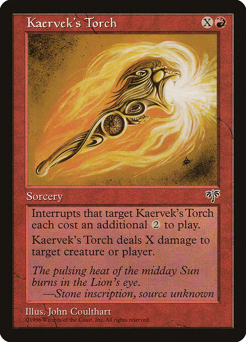Kaervek's Torch (Premodern, Mirage)