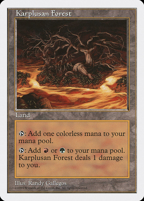 Karplusan Forest (Premodern, Fifth Edition)