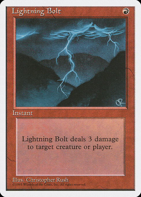 Lightning Bolt (Premodern, Fourth Edition)