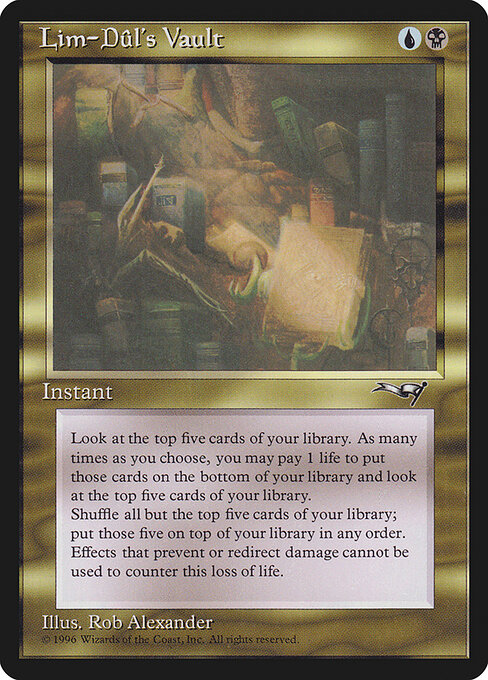 Lim-Dûl's Vault (Premodern, Alliances)