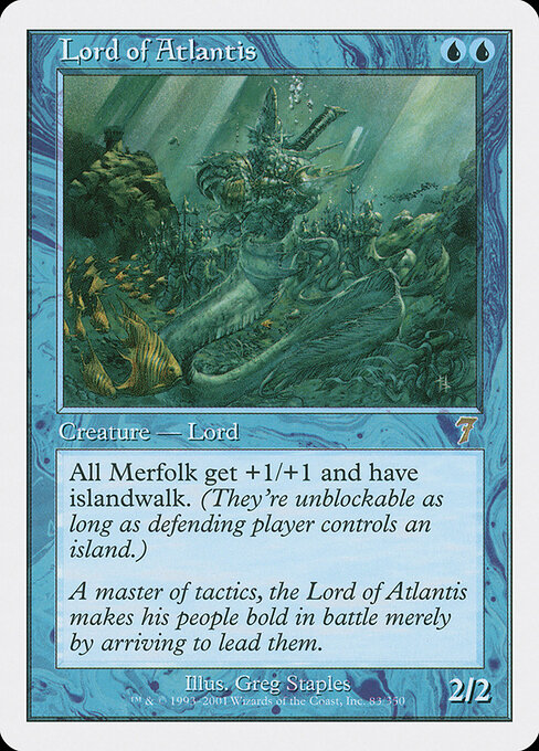 Lord of Atlantis (Premodern, Seventh Edition)