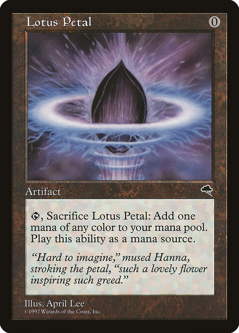 Lotus Petal (Premodern, Tempest)