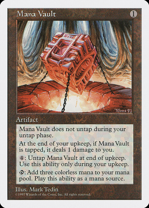 Mana Vault (Premodern, Fifth Edition)