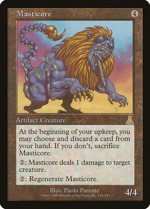 Masticore (Premodern, Urza's Destiny)