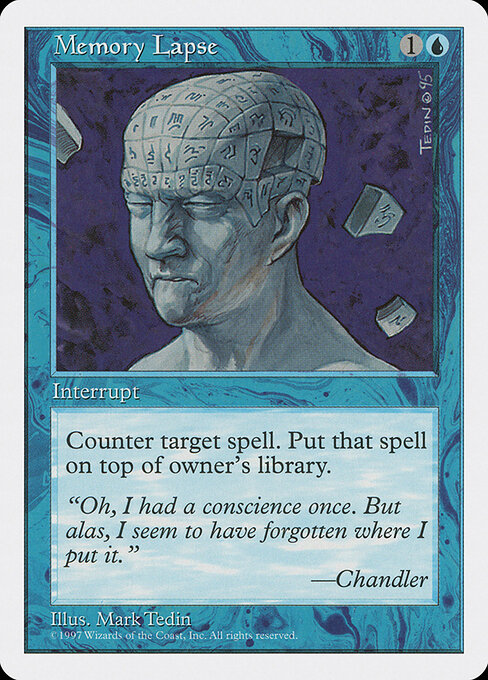 Memory Lapse (Premodern, Fifth Edition)