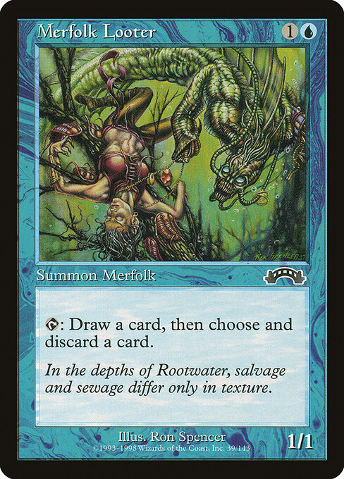 Merfolk Looter (Premodern, Exodus)