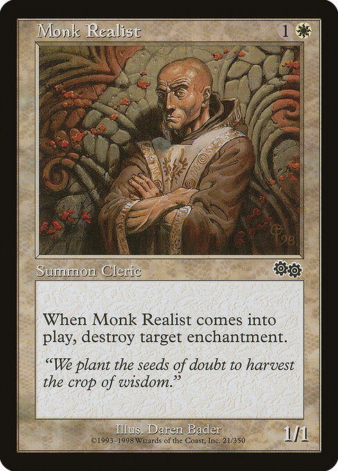 Monk Realist (Premodern, Urza's Saga)