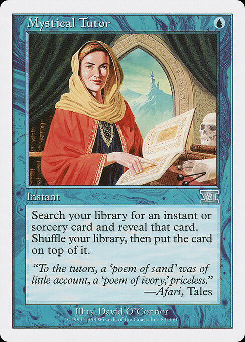 Mystical Tutor (Premodern, Sixth Edition)