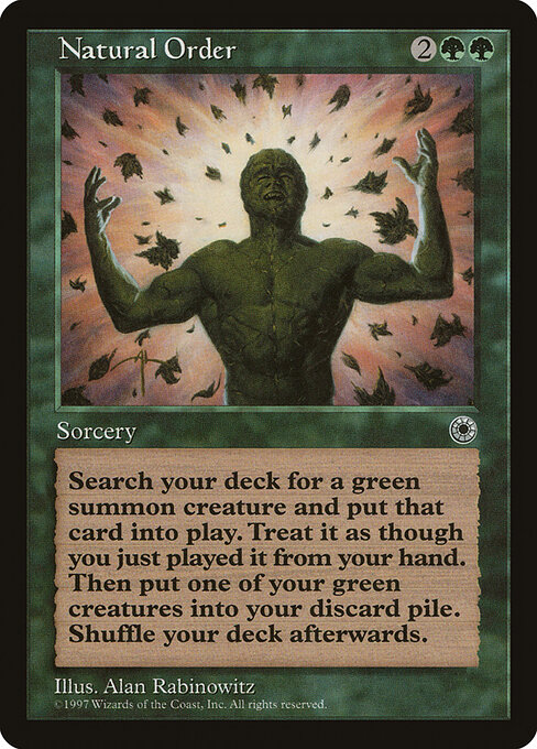 Natural Order (Premodern, POR)