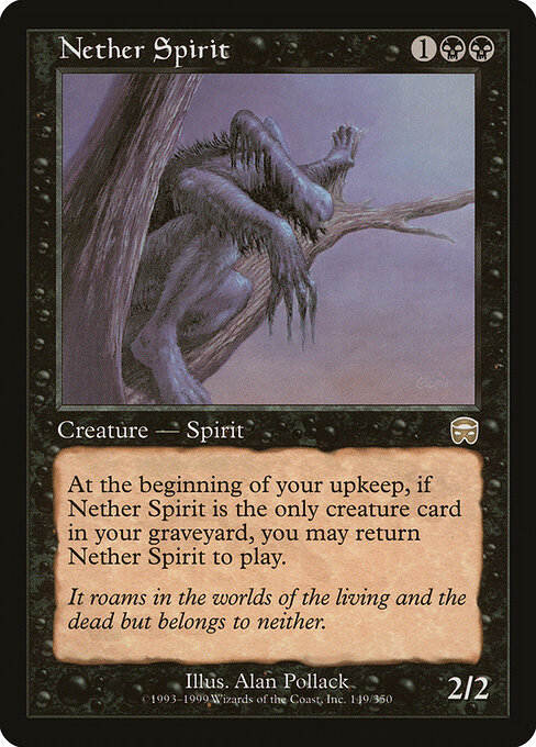 Nether Spirit (Premodern, Mercadian Masques)