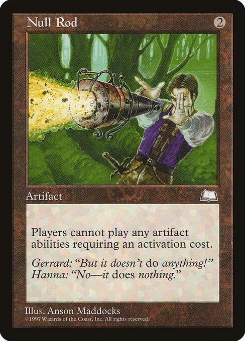 Null Rod (Premodern, Weatherlight)