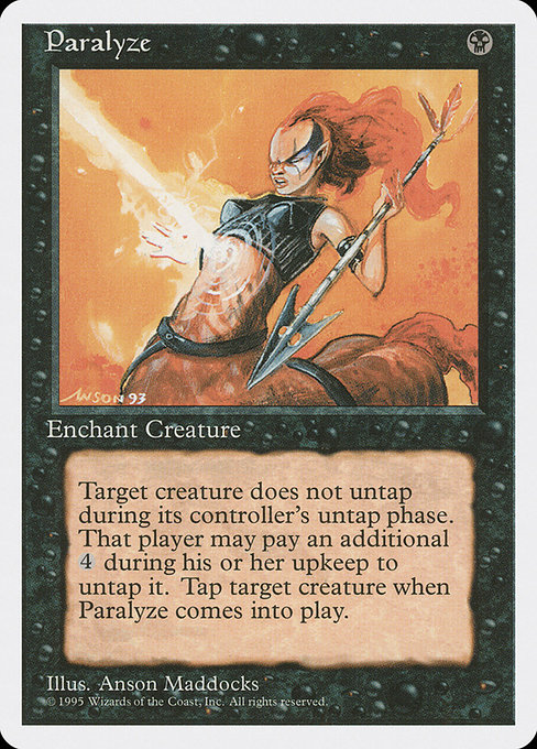 Paralyze (Premodern, Fourth Edition)