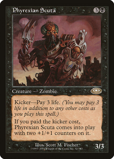Phyrexian Scuta (Premodern, Planeshift)