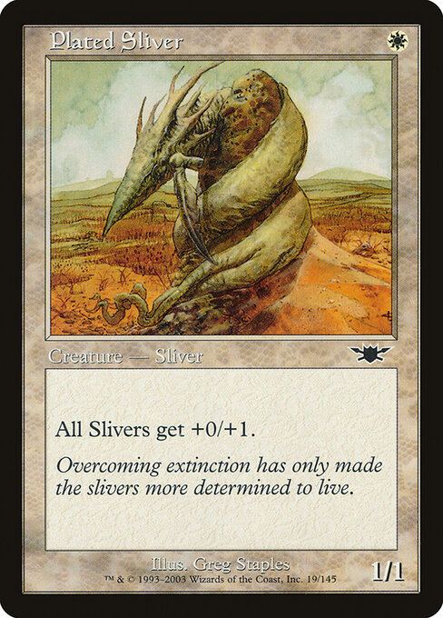 Plated Sliver (Premodern, Legions)