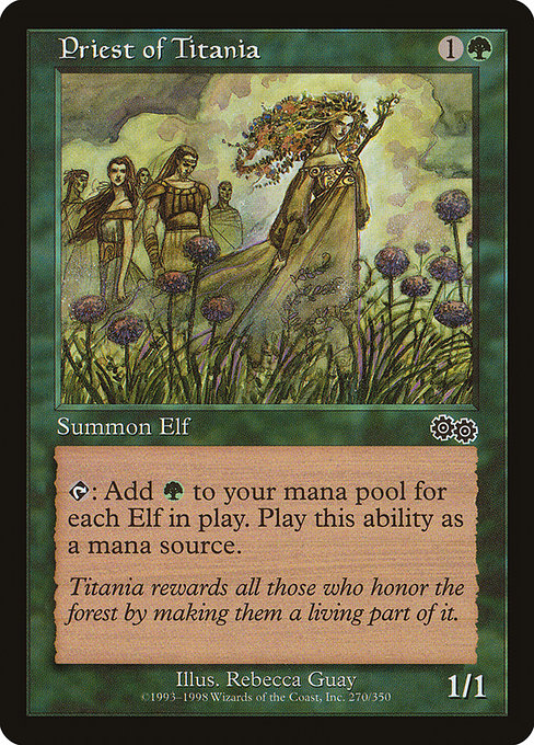 Priest of Titania (Premodern, Urza's Saga)