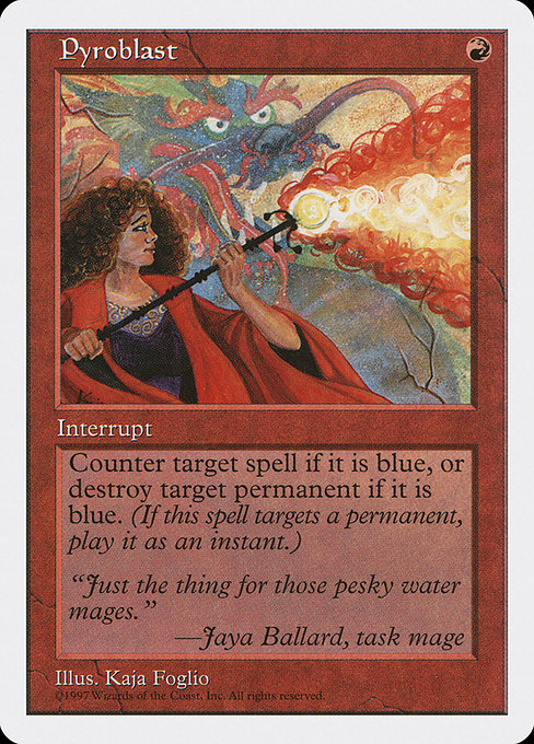 Pyroblast (Premodern, Fifth Edition)