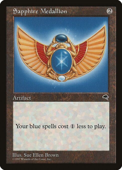 Sapphire Medallion (Premodern, Tempest)
