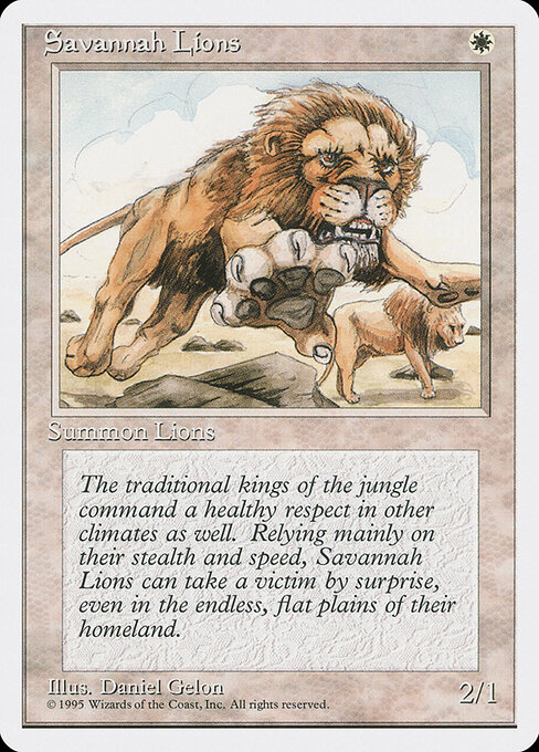 Savannah Lions (Premodern, Fourth Edition)