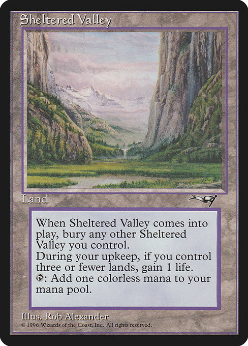 Sheltered Valley (Premodern, Alliances)