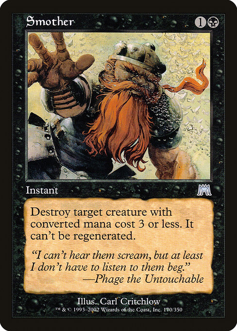 Smother (Premodern, Onslaught)
