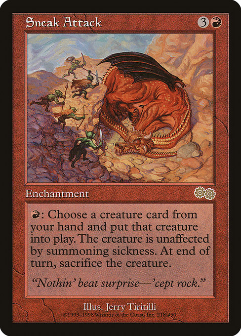 Sneak Attack (Premodern, Urza's Saga)