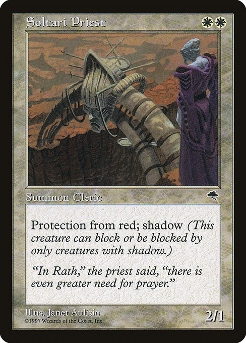 Soltari Priest (Premodern, Tempest)