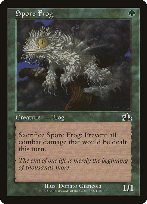 Spore Frog (Premodern, Prophecy)
