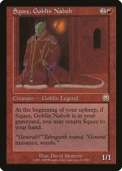 Squee, Goblin Nabob (Premodern, Mercadian Masques)