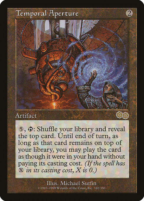 Temporal Aperture (Premodern, Urza's Saga)