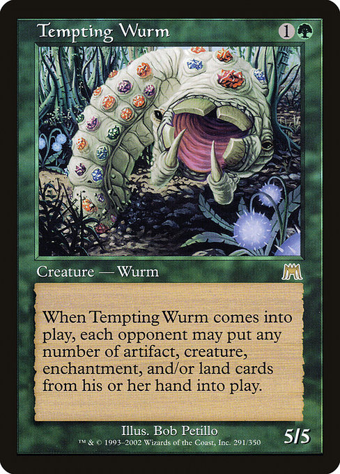 Tempting Wurm (Premodern, Onslaught)