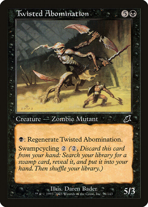 Twisted Abomination (Premodern, Scourge)