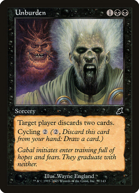 Unburden (Premodern, Scourge)