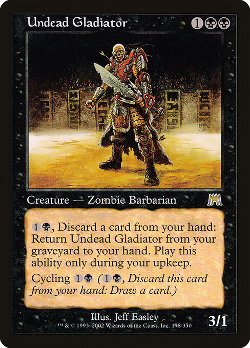 Undead Gladiator (Premodern, Onslaught)