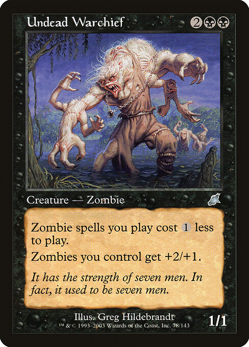 Undead Warchief (Premodern, Scourge)