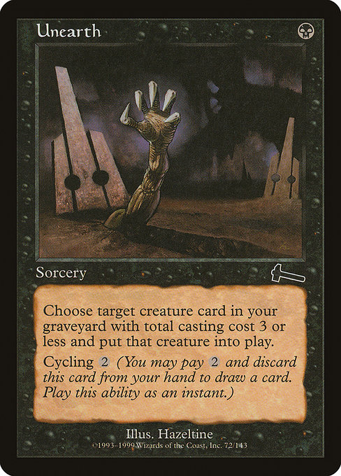 Unearth (Premodern, Urza's Legacy)