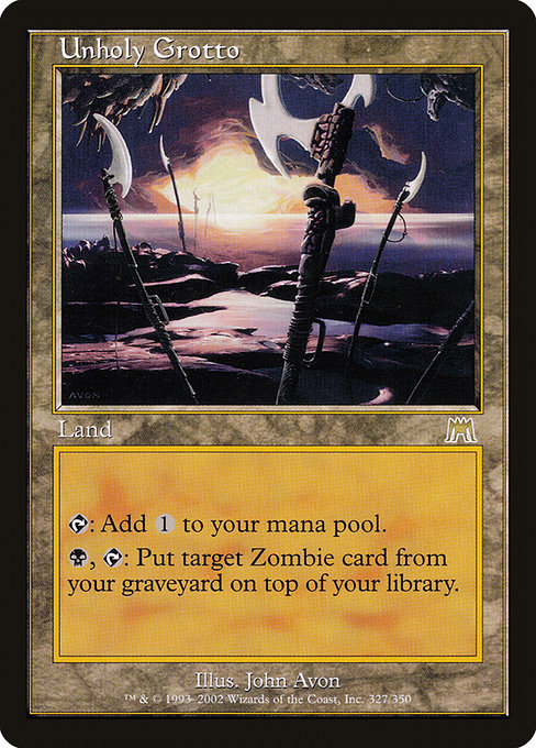 Unholy Grotto (Premodern, Onslaught)