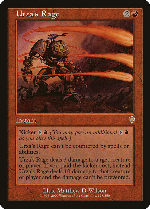 Urza's Rage (Premodern, Invasion)