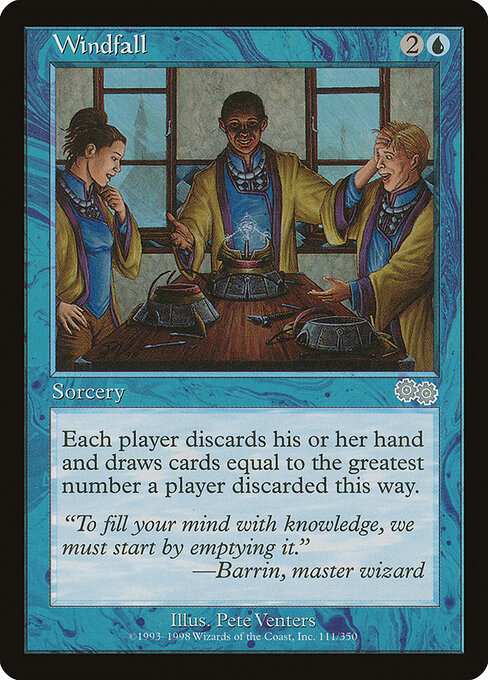 Windfall (Premodern, Urza's Saga)
