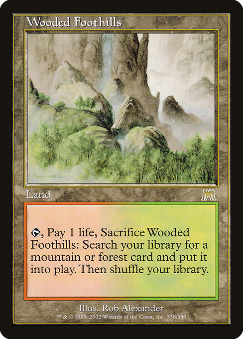 Wooded Foothills (Premodern, Onslaught)