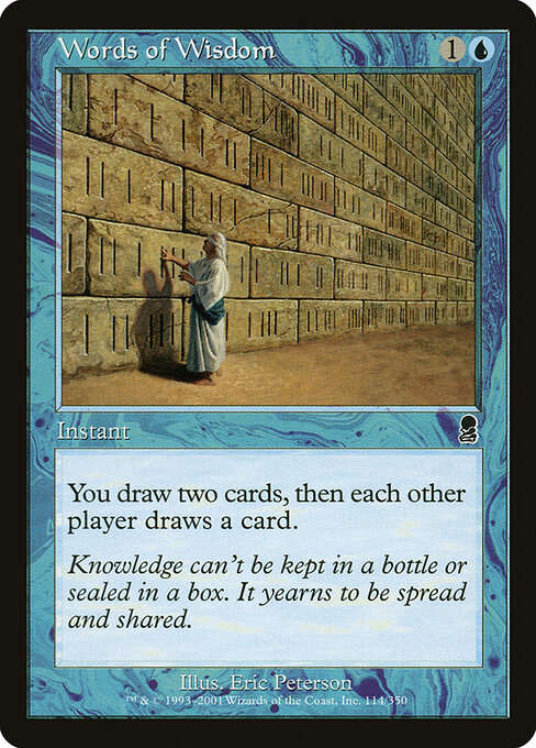 Words of Wisdom (Premodern, Odyssey)